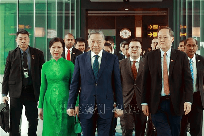 Tổng Bí thư Tô Lâm và phu nhân kết thúc tốt đẹp chuyến thăm chính thức Cộng hòa Singapore