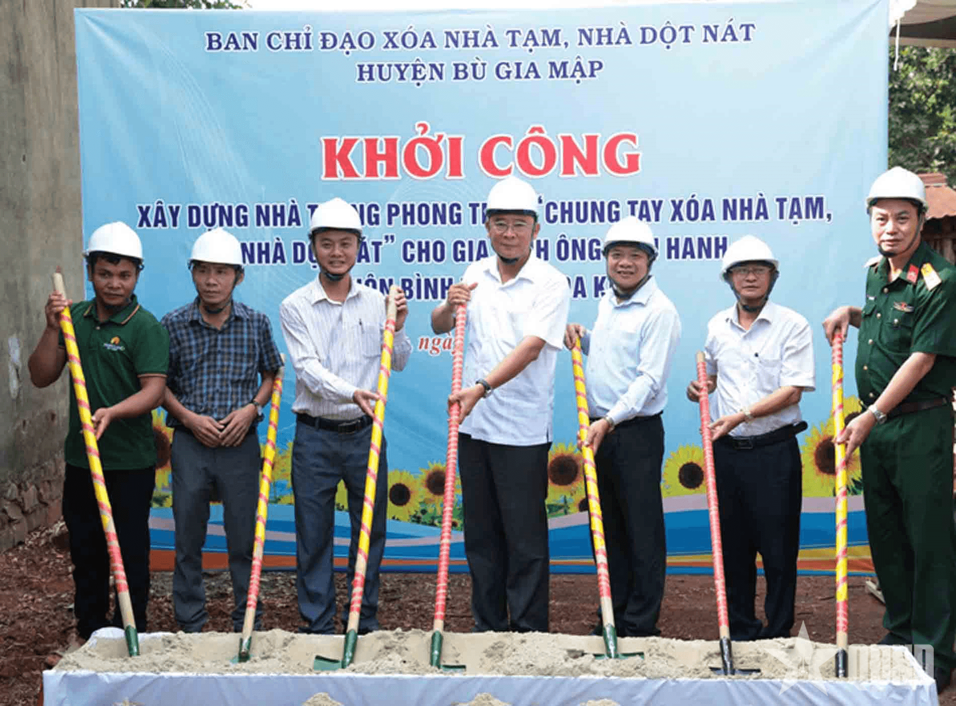 Bình Phước khởi công xây dựng 37 căn nhà, xóa nhà tạm, dột nát