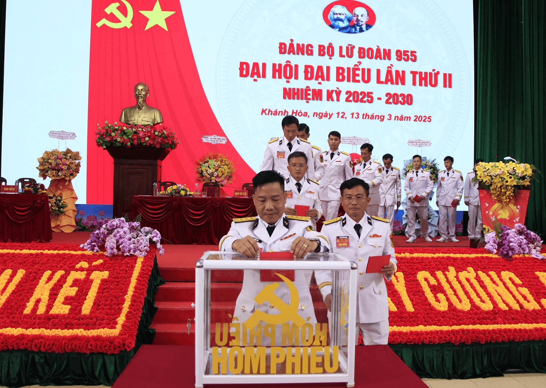 Đại hội đại biểu Đảng bộ Lữ đoàn 955, Vùng 4 Hải quân thành công tốt đẹp
