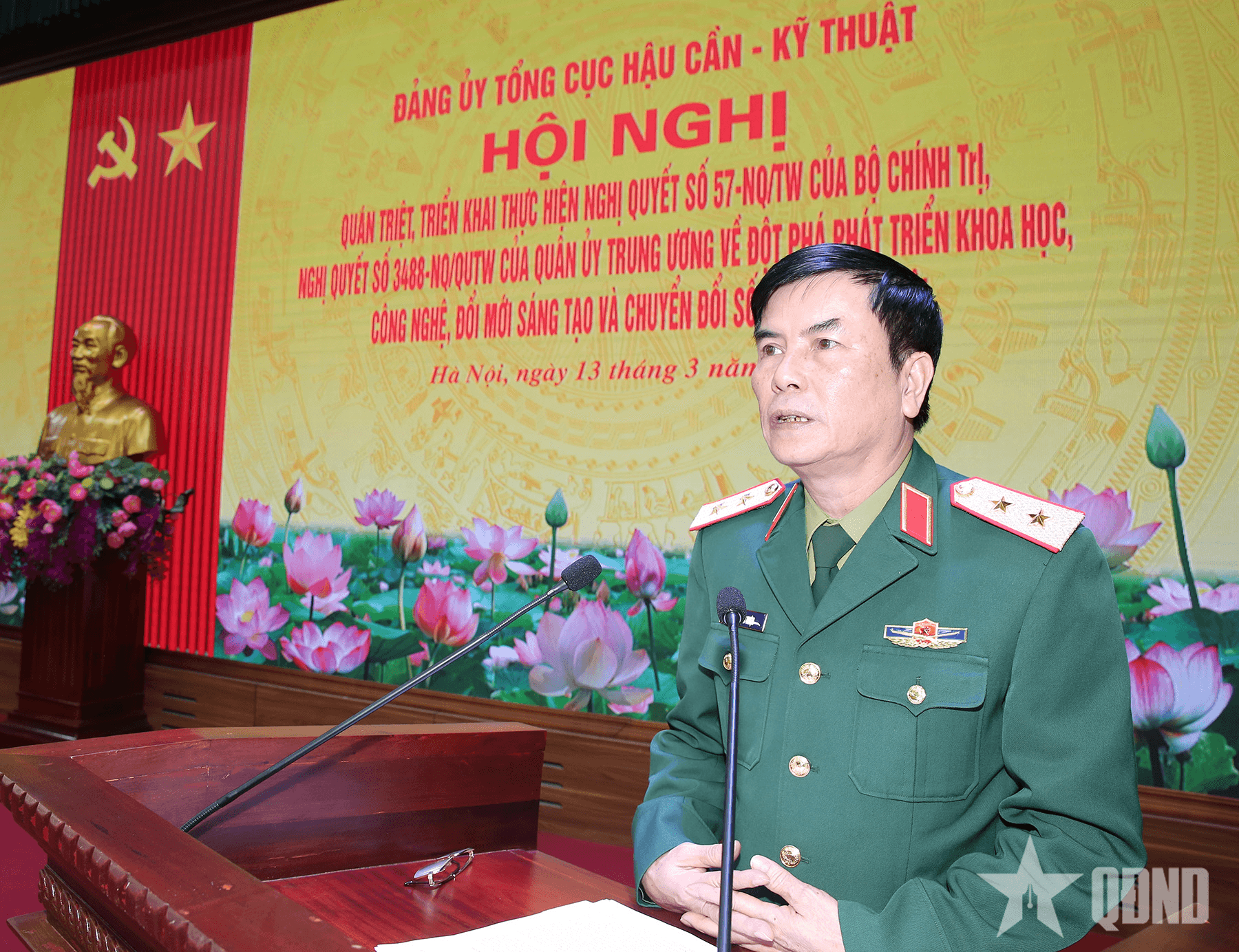 Đảng ủy Tổng cục Hậu cần - Kỹ thuật quán triệt, triển khai thực hiện nghị quyết về phát triển khoa học, công nghệ