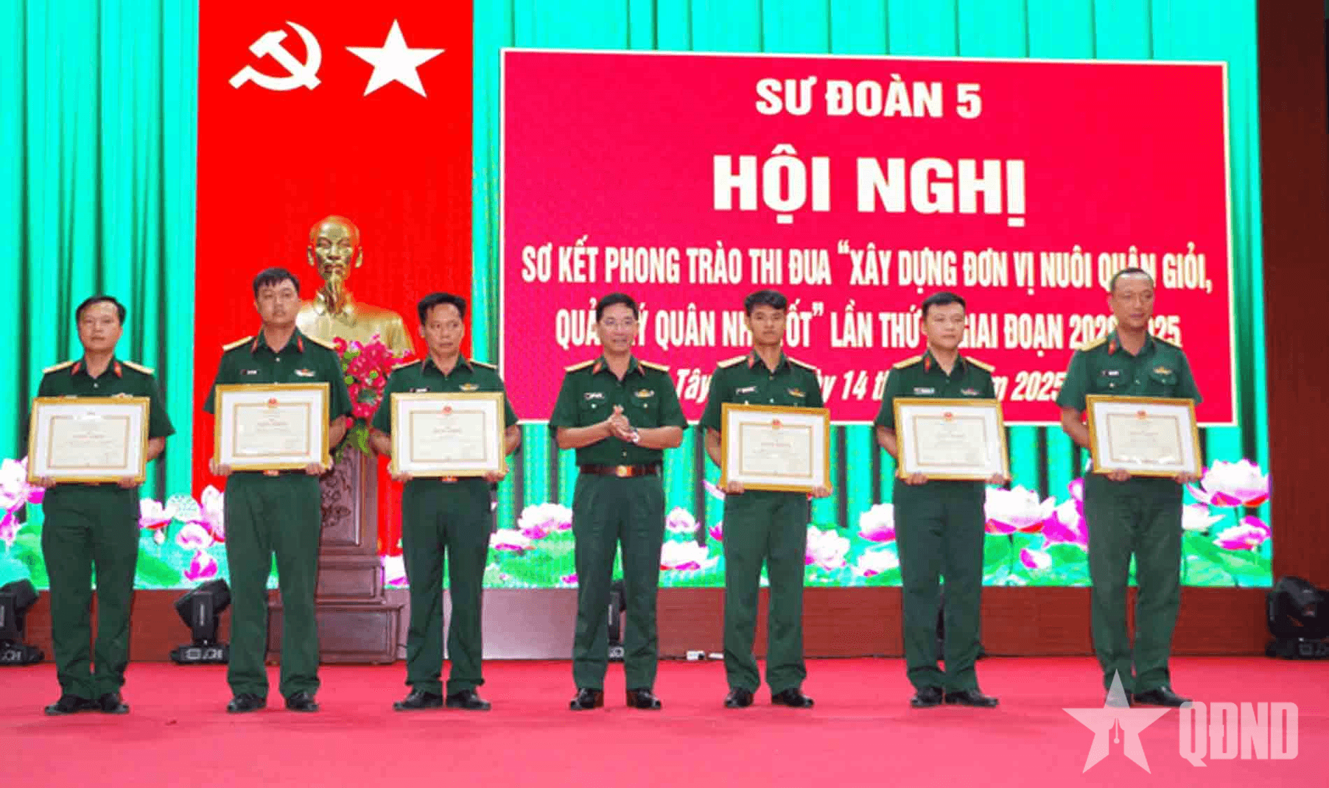 Sư đoàn 5 đẩy mạnh phong trào “Xây dựng đơn vị nuôi quân giỏi, quản lý quân nhu tốt”