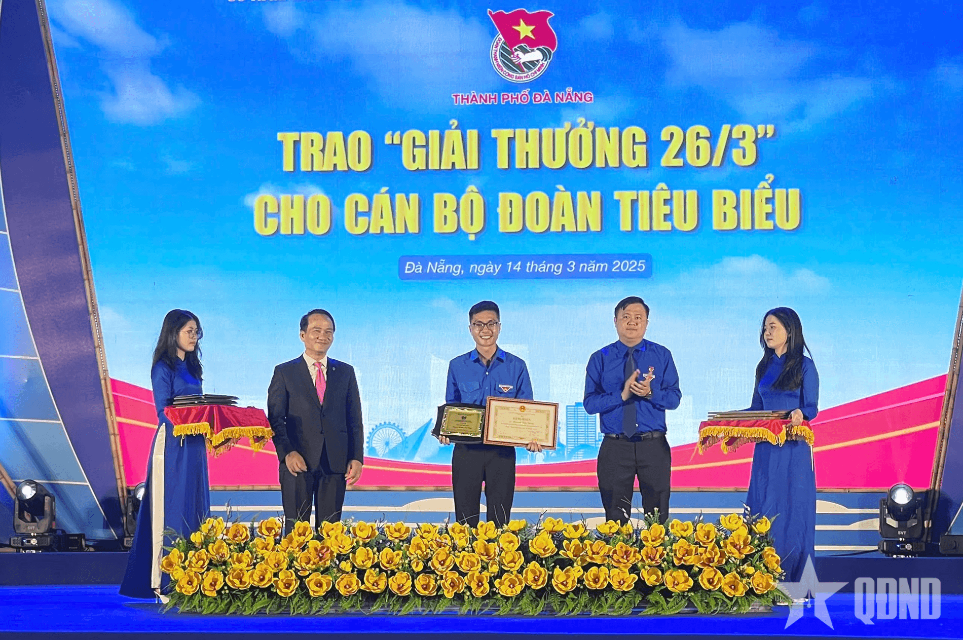 Thành đoàn Đà Nẵng: 36 cán bộ Đoàn tiêu biểu nhận Giải thưởng 26-3