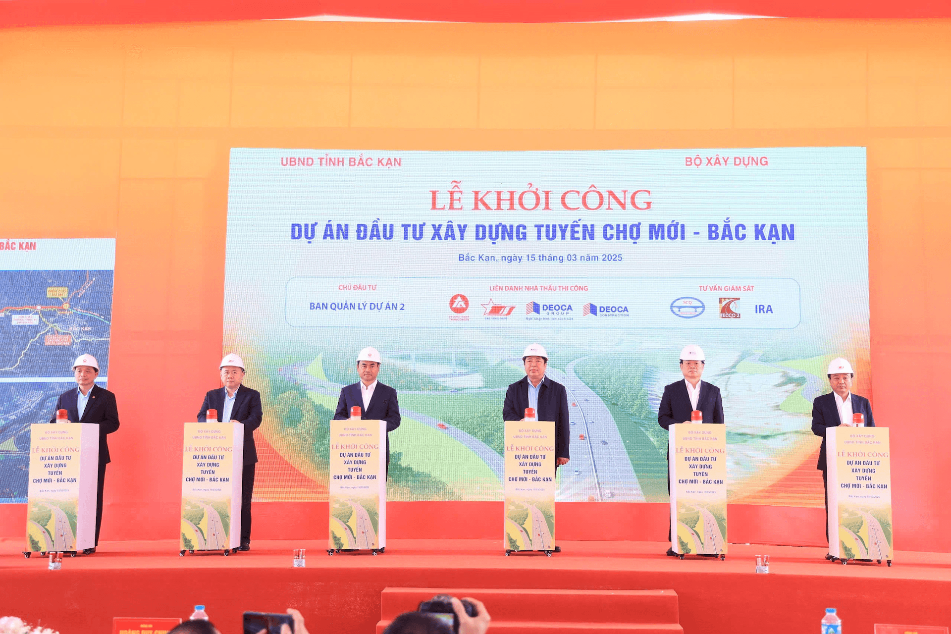 Khởi công dự án đầu tư xây dựng tuyến cao tốc Chợ Mới - Bắc Kạn