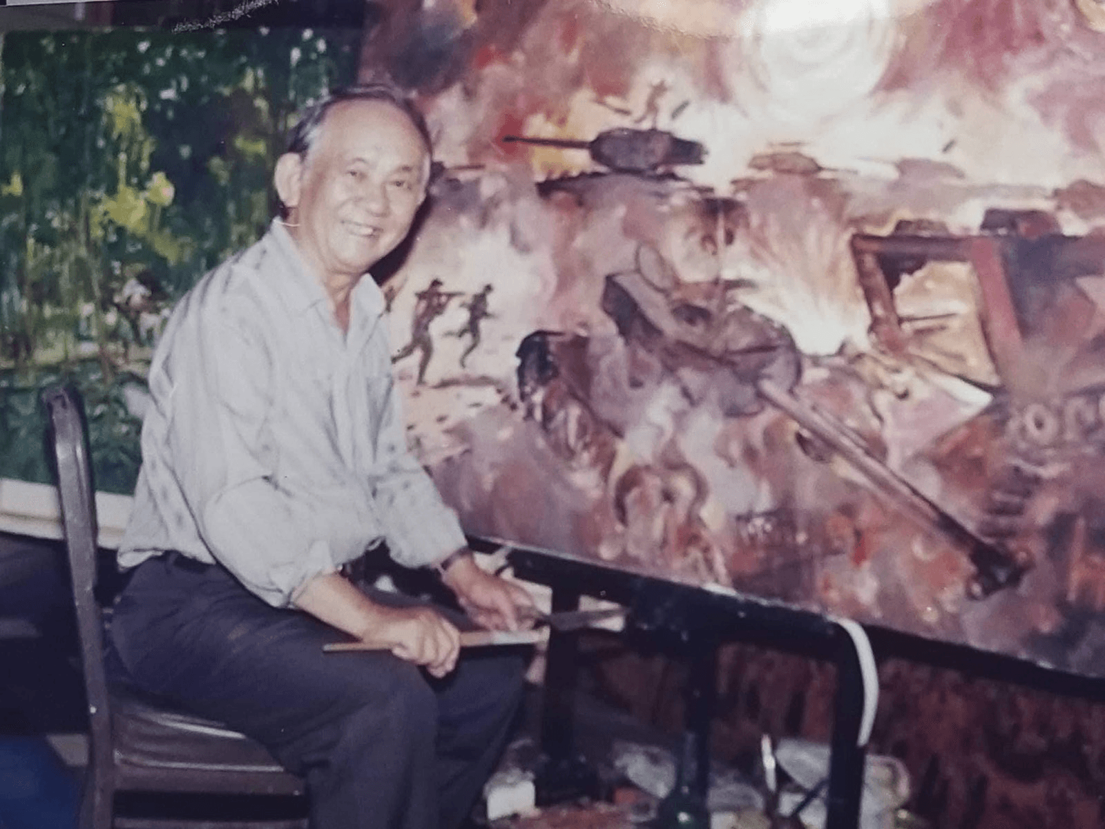 Huỳnh Phương Đông - hành trình của họa sĩ, chiến sĩ