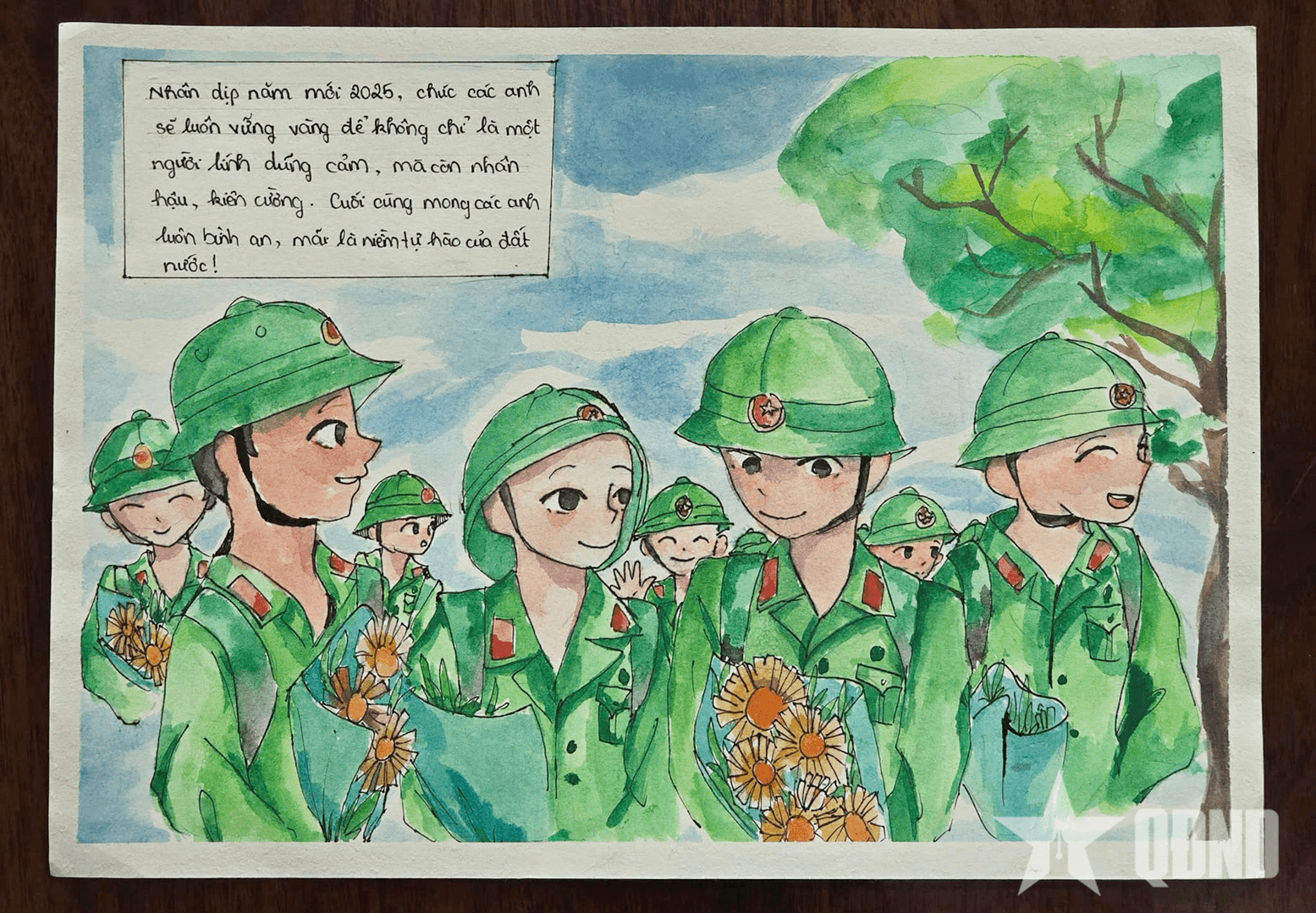 Thân thương thư gửi chiến sĩ mới