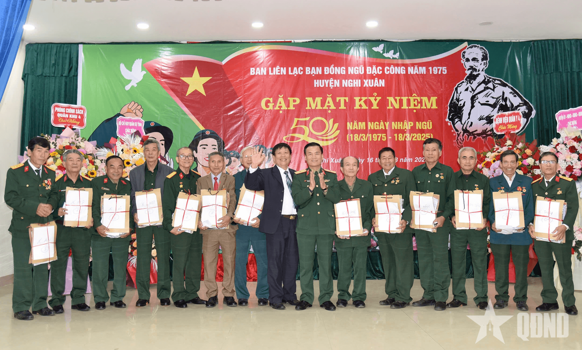 Gặp mặt bạn đồng ngũ Đặc công năm 1975 huyện Nghi Xuân