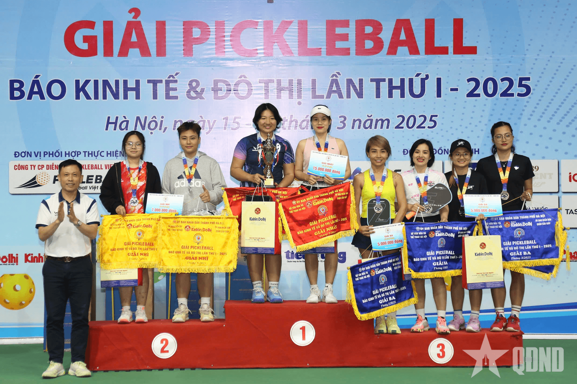 Bế mạc Giải pickleball Báo Kinh tế và Đô thị