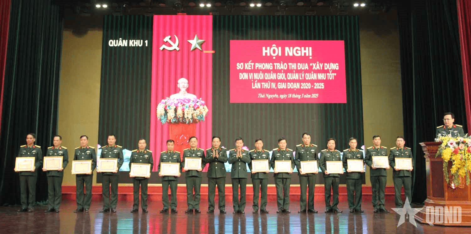 Quân khu 1: Tiếp tục đẩy mạnh phong trào thi đua ”Xây dựng đơn vị nuôi quân giỏi, quản lý quân nhu tốt”