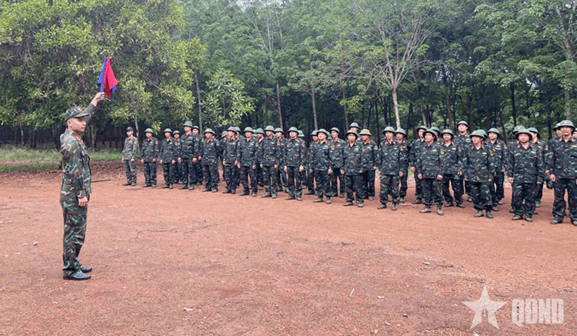 Bộ CHQS tỉnh Bình Phước huấn luyện cán bộ dự bị động viên