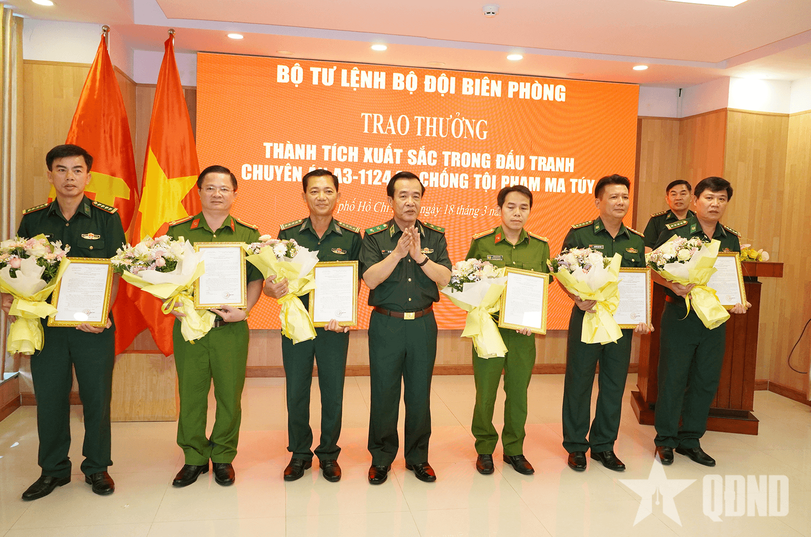 Trao thưởng các đơn vị đấu tranh tội phạm ma túy tại TP Hồ Chí Minh, Long An, Tây Ninh