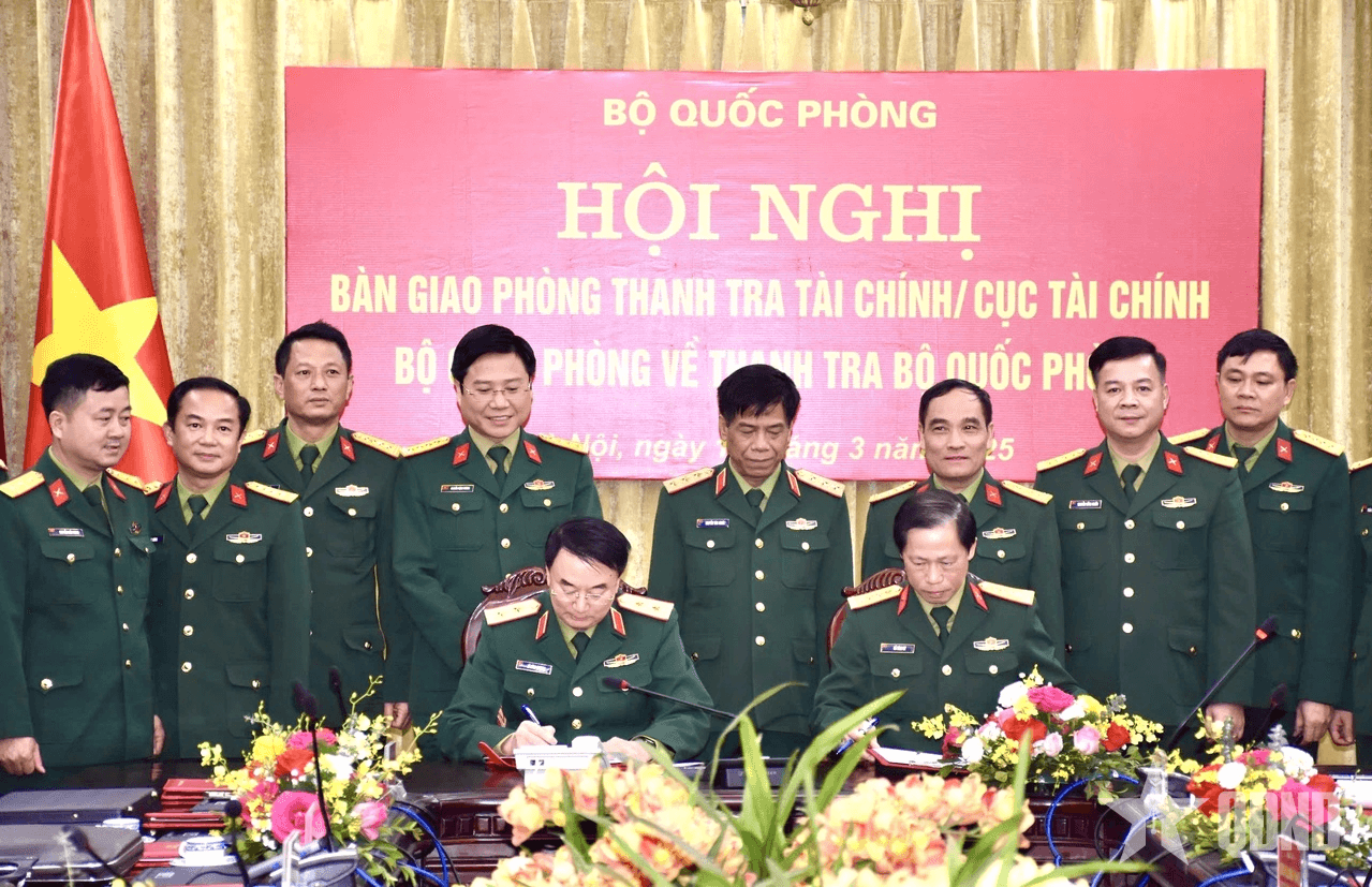Cục Tài chính bàn giao Phòng Thanh tra Tài chính về Thanh tra Bộ Quốc phòng
