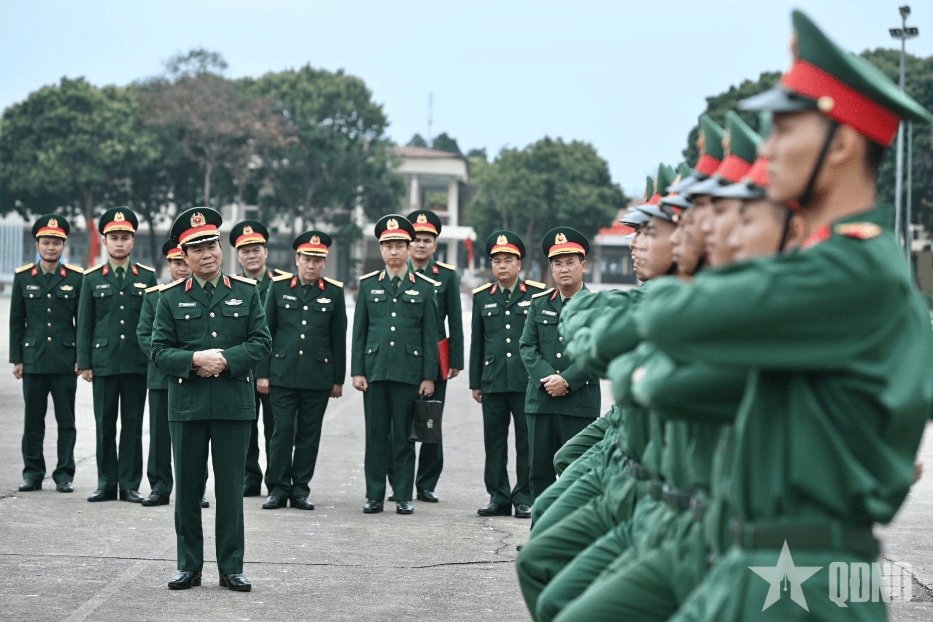Bộ Quốc phòng kiểm tra toàn diện Trường Sĩ quan Lục quân 1