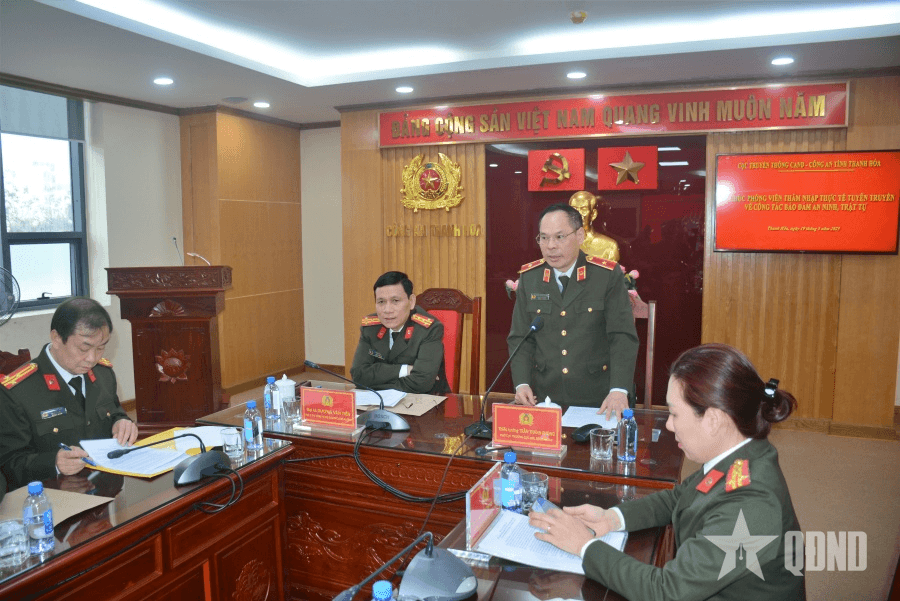 Công an tỉnh Thanh Hóa tổ chức thành công chiến dịch tuyên truyền, phòng ngừa tội phạm