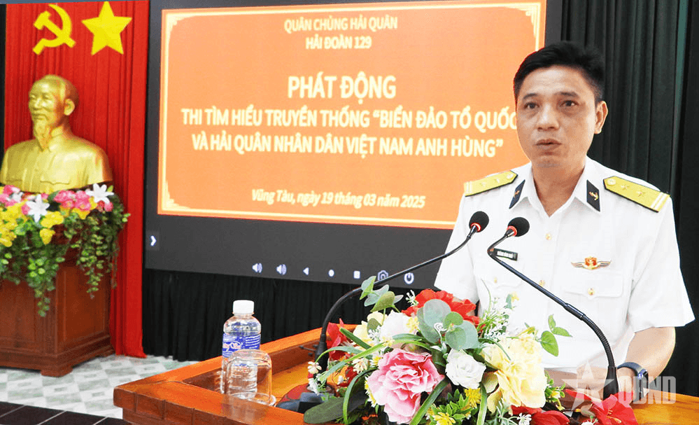 Hải đoàn 129 phát động thi tìm hiểu về biển, đảo và lực lượng Hải quân