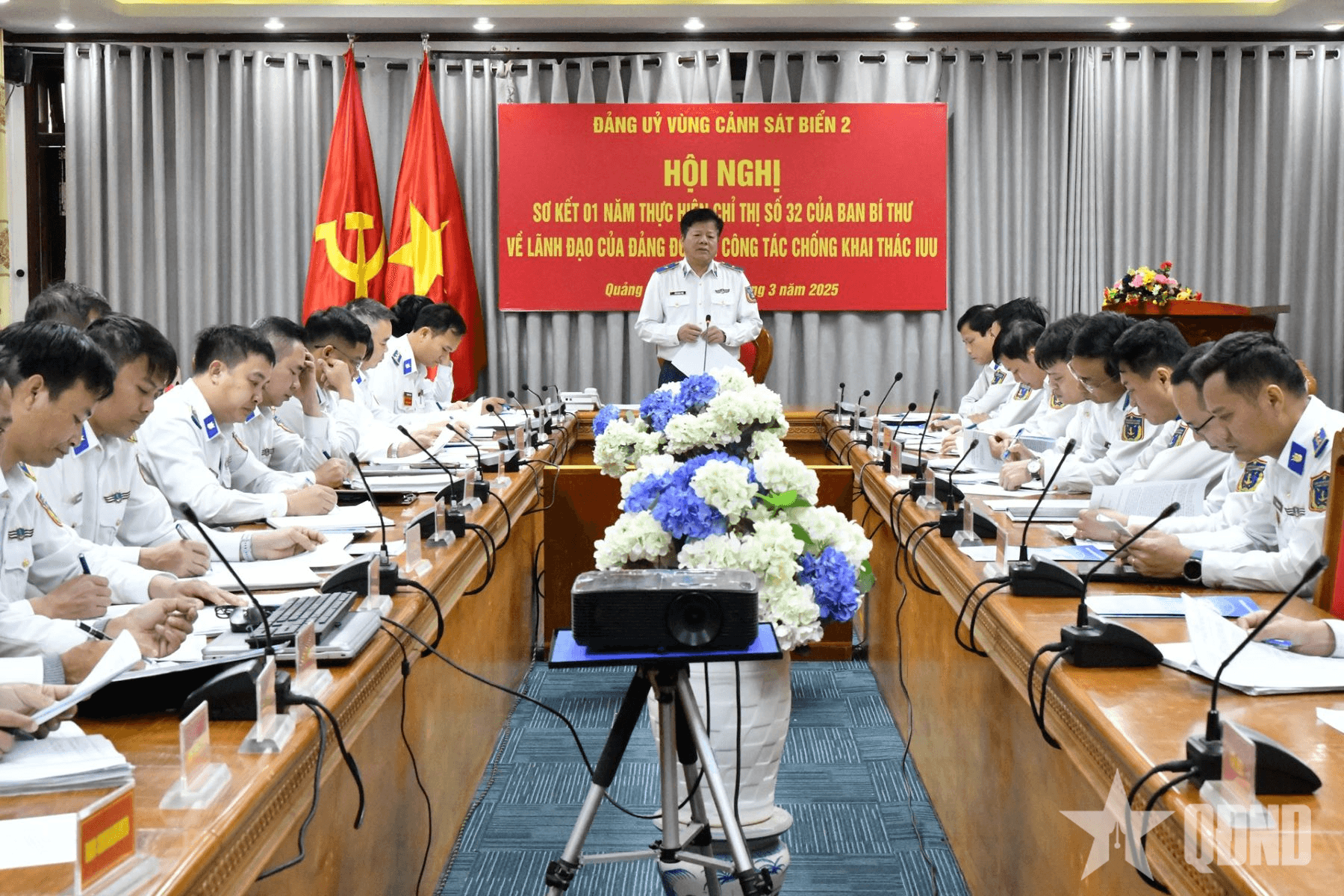 Vùng Cảnh sát biển 2 thực hiện tốt công tác chống khai thác thủy sản bất hợp pháp, không báo cáo, không theo quy định (IUU)