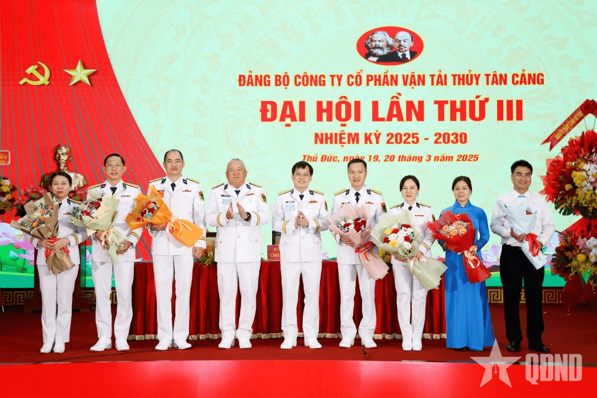Đảng bộ Công ty Cổ phần Vận tải thủy Tân Cảng tổ chức Đại hội nhiệm kỳ 2025 - 2030