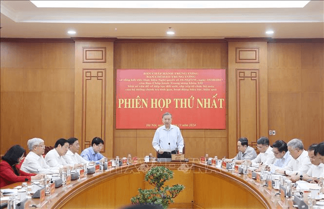 Ban Chỉ đạo Trung ương ban hành Kế hoạch về tiếp tục sắp xếp tổ chức bộ máy của hệ thống chính trị