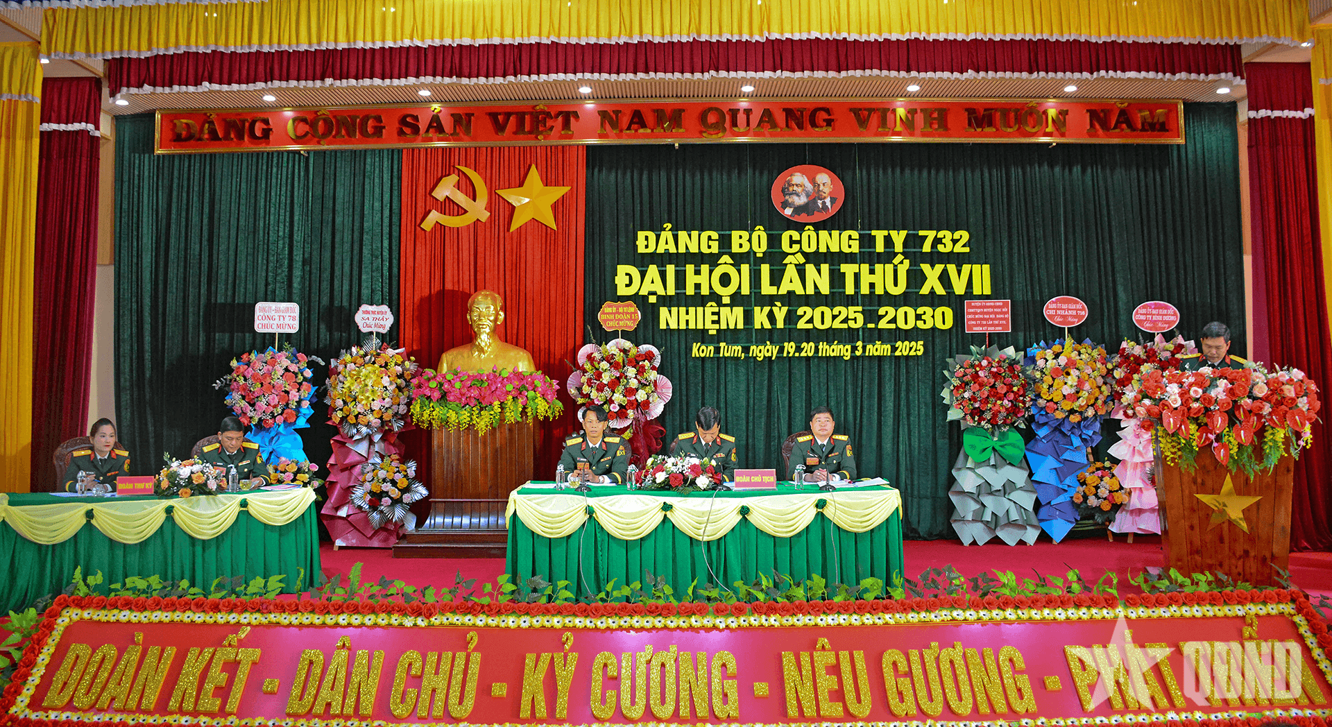 Đảng bộ Công ty 732 tổ chức thành công Đại hội nhiệm kỳ 2025-2030