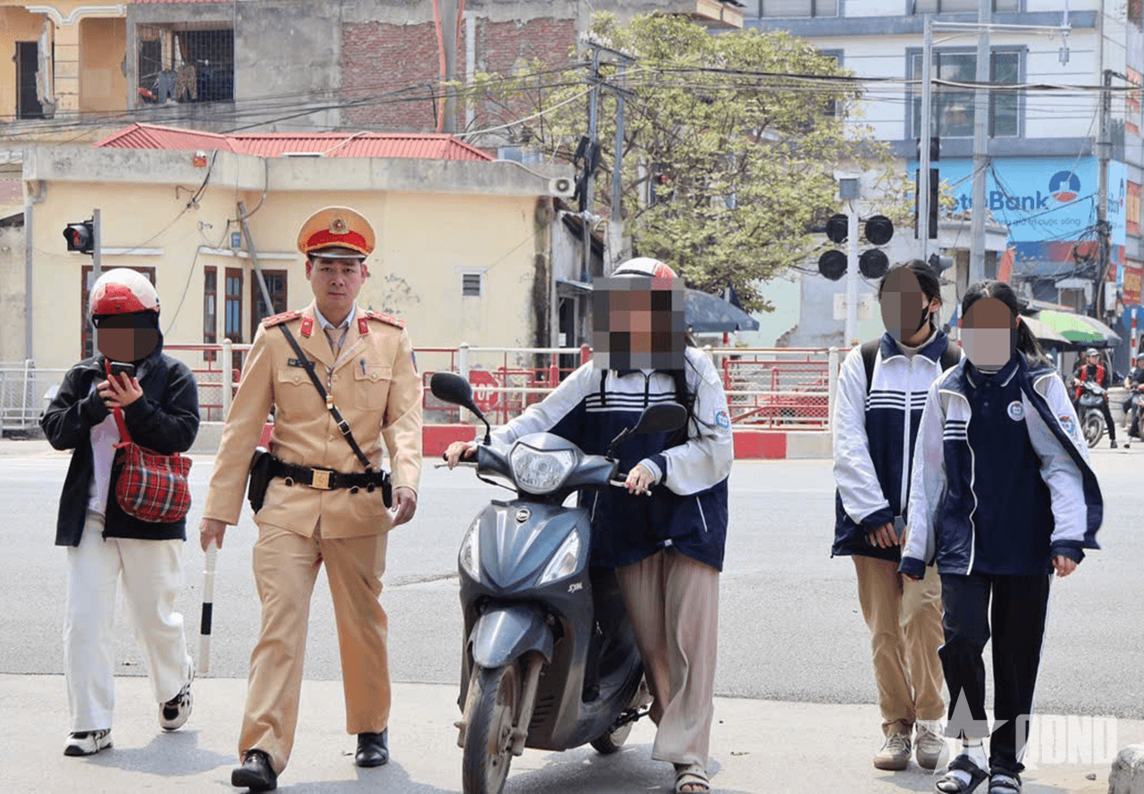 Xử lý nhiều trường hợp học sinh vi phạm luật giao thông