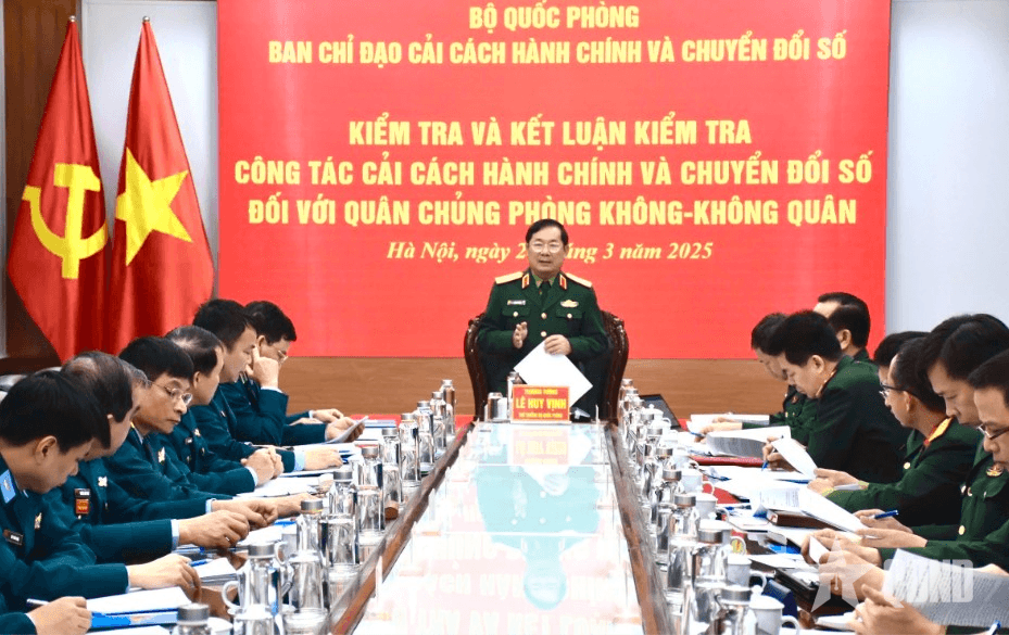 Văn phòng Bộ Quốc phòng trong tham mưu, tổ chức thực hiện cải cách hành chính
