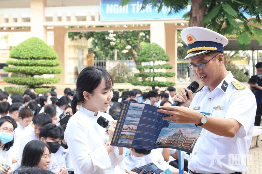 Trường Cao đẳng Kỹ thuật Hải quân tuyên truyền biển, đảo và thu hút nguồn nhân lực tại tỉnh Tây Ninh