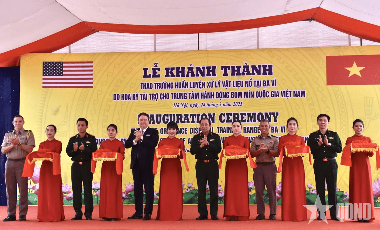Khánh thành Thao trường huấn luyện xử lý vật liệu nổ