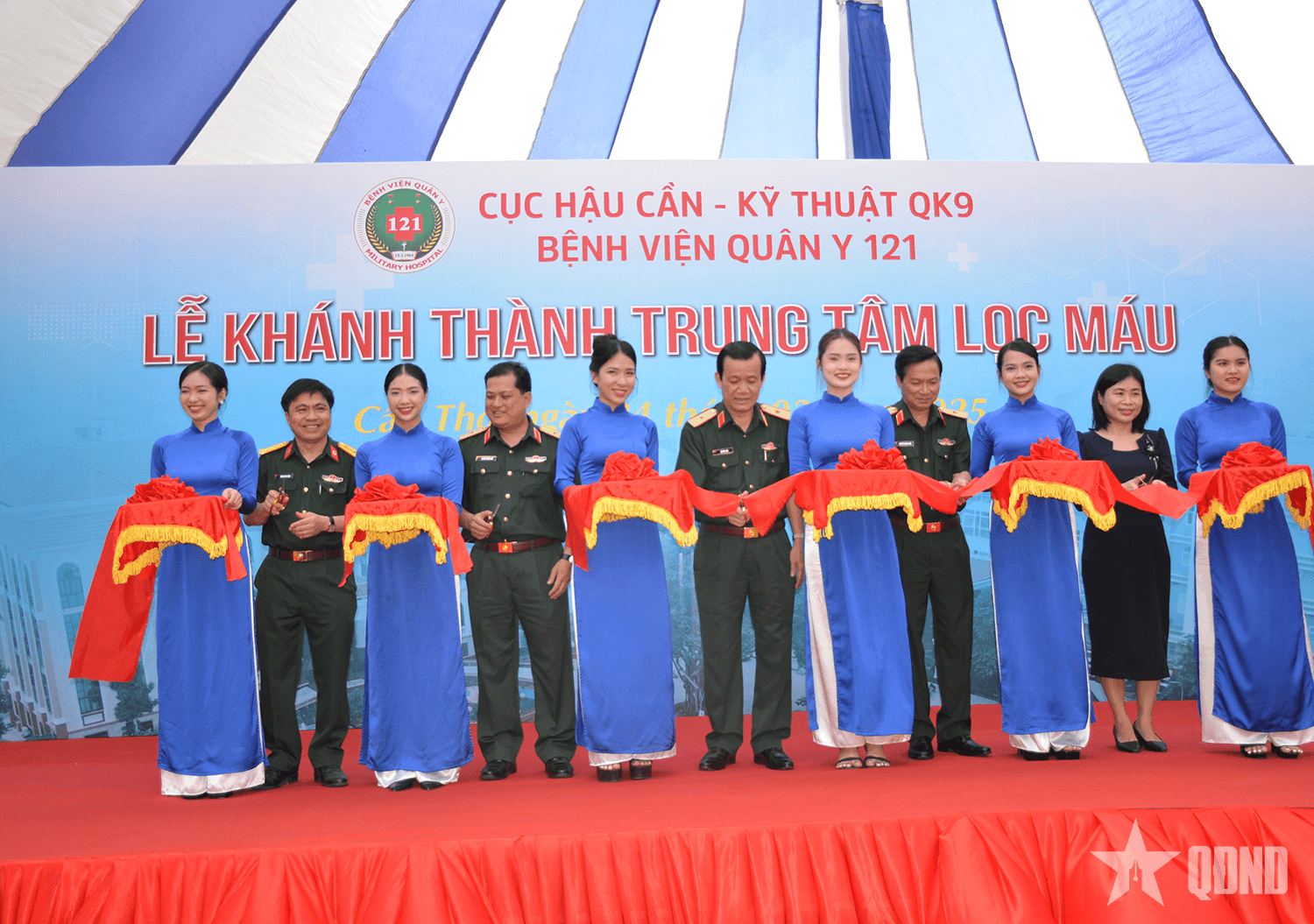 Khánh thành Trung tâm lọc máu Bệnh viện Quân y 121, Cục Hậu cần - Kỹ thuật Quân khu 9