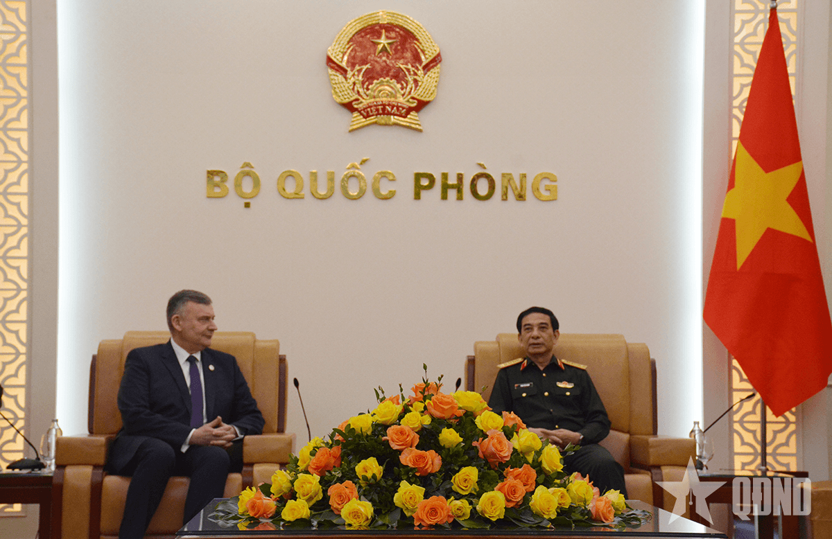 Đại tướng Phan Văn Giang tiếp đoàn đại biểu cấp cao Bộ Quốc phòng Ba Lan