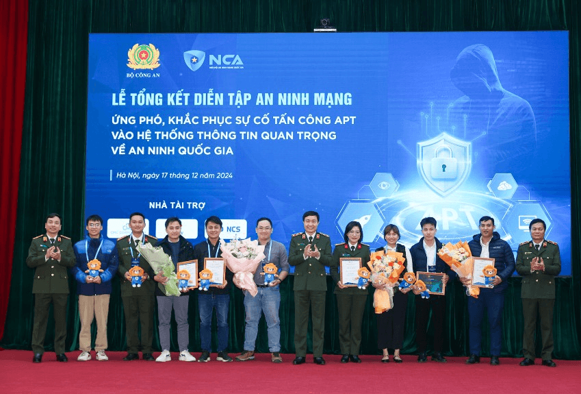 Agribank đoạt giải Nhất Diễn tập An ninh mạng quốc gia 2024
