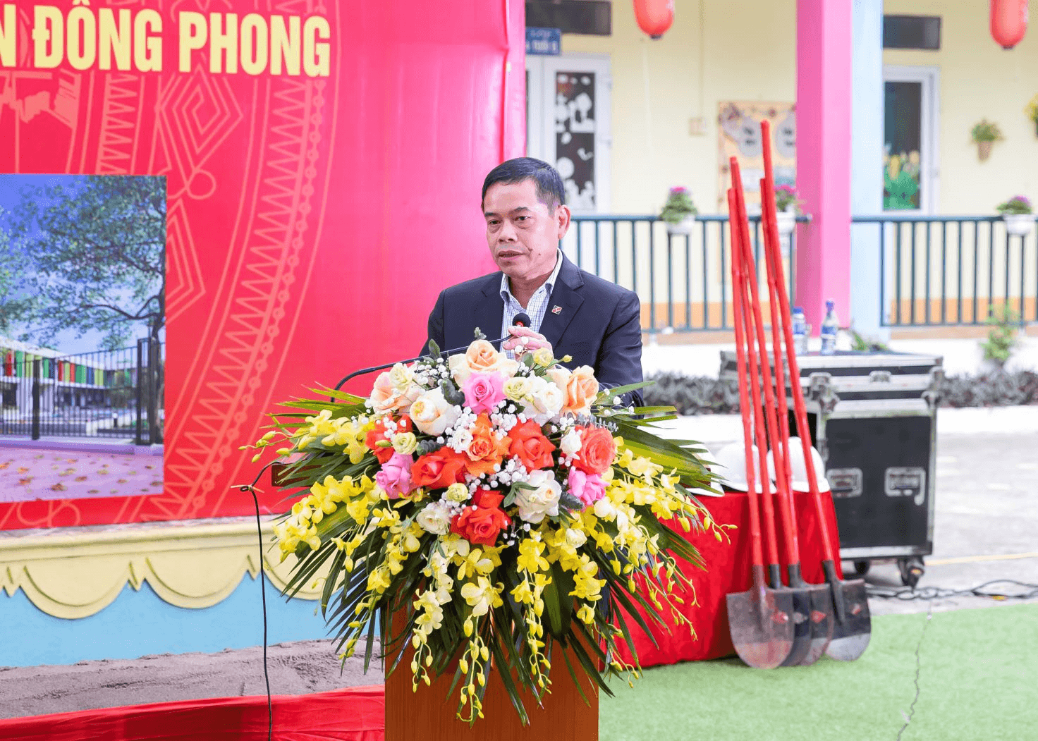 Agribank tài trợ xây dựng Trường Mầm non xã Đồng Phong, huyện Nho Quan, tỉnh Ninh Bình
