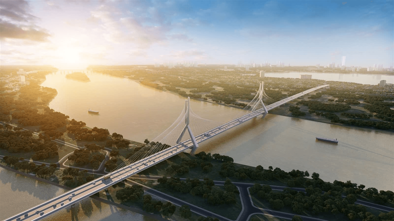 Hà Nội phê duyệt phương án và vị trí công trình cầu Tứ Liên