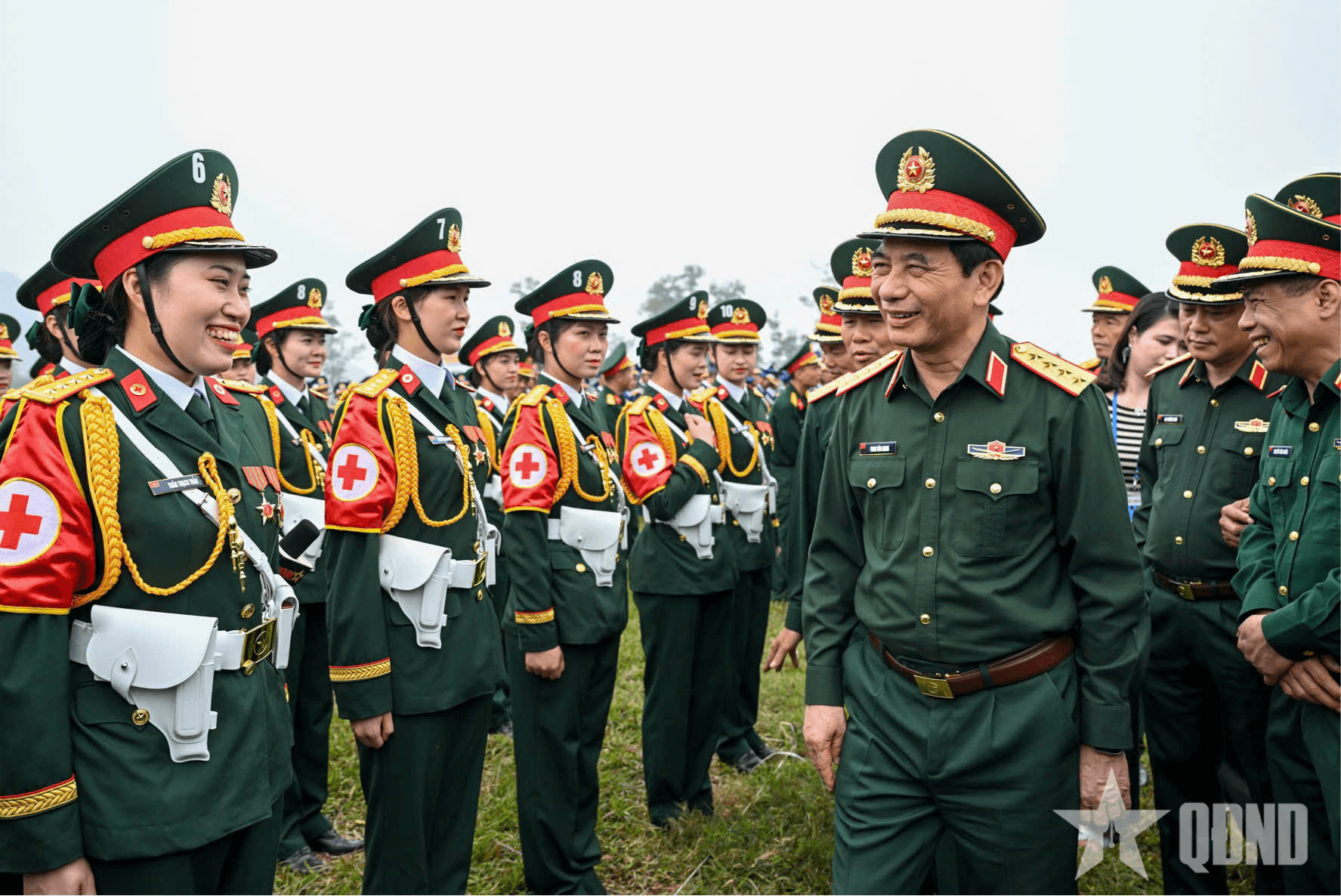 Đại tướng Phan Văn Giang chủ trì kiểm tra hợp luyện các lực lượng tham gia diễu binh, diễu hành