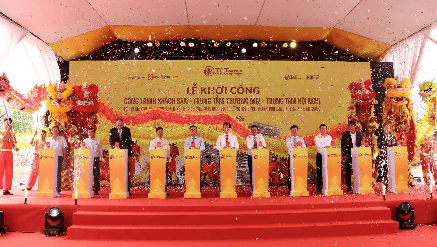 T&T Group khởi công xây dựng khách sạn 5 sao tiêu chuẩn quốc tế đầu tiên tại Đồng bằng sông Cửu Long