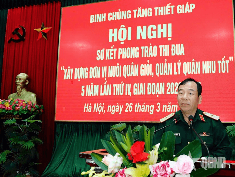 Binh chủng Tăng thiết giáp sơ kết Phong trào thi đua “Xây dựng đơn vị nuôi quân giỏi, quản lý quân nhu tốt”
