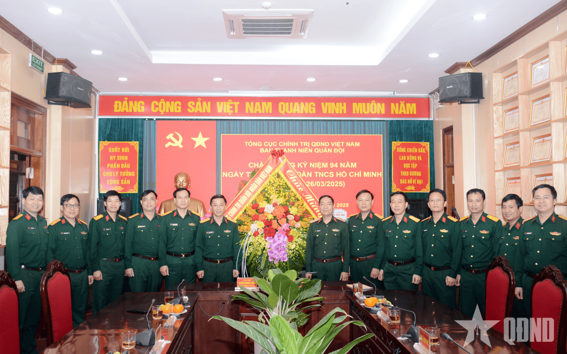 Tổng cục Chính trị chúc mừng Ban Thanh niên Quân đội nhân kỷ niệm Ngày thành lập Đoàn