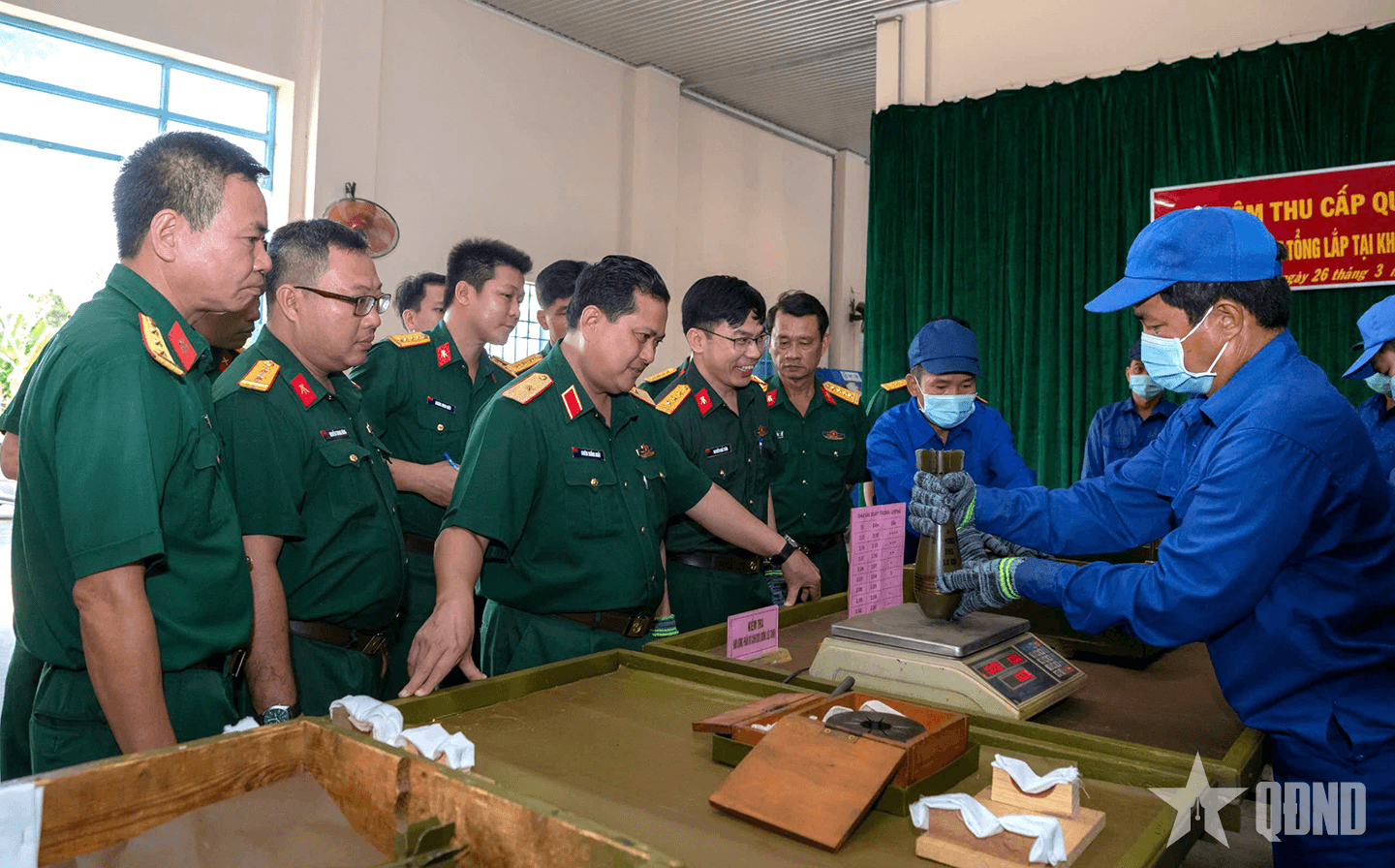 Quân khu 9: Nghiệm thu sản phẩm động viên công nghiệp

​