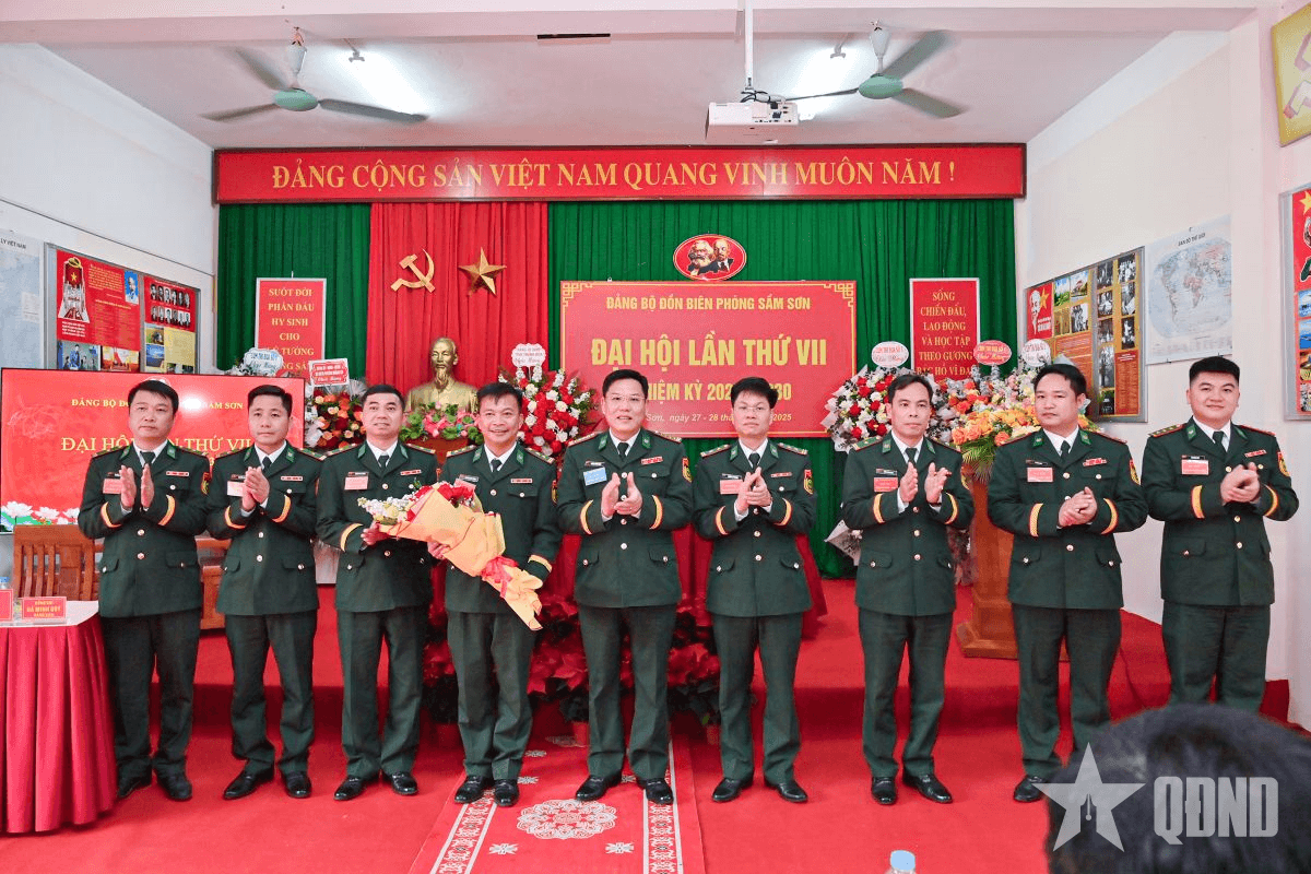 Đảng bộ Đồn Biên phòng Sầm Sơn tổ chức thành công đại hội làm trước