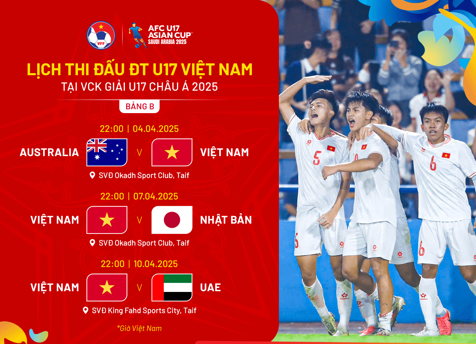 U17 Việt Nam tự tin tranh vé dự World Cup