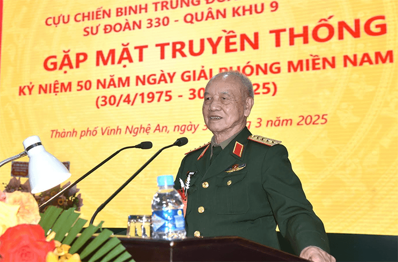 Đại tướng Phạm Văn Trà dự gặp mặt truyền thống cựu chiến binh Trung đoàn 1 U Minh, Sư đoàn 330 (Quân khu 9)