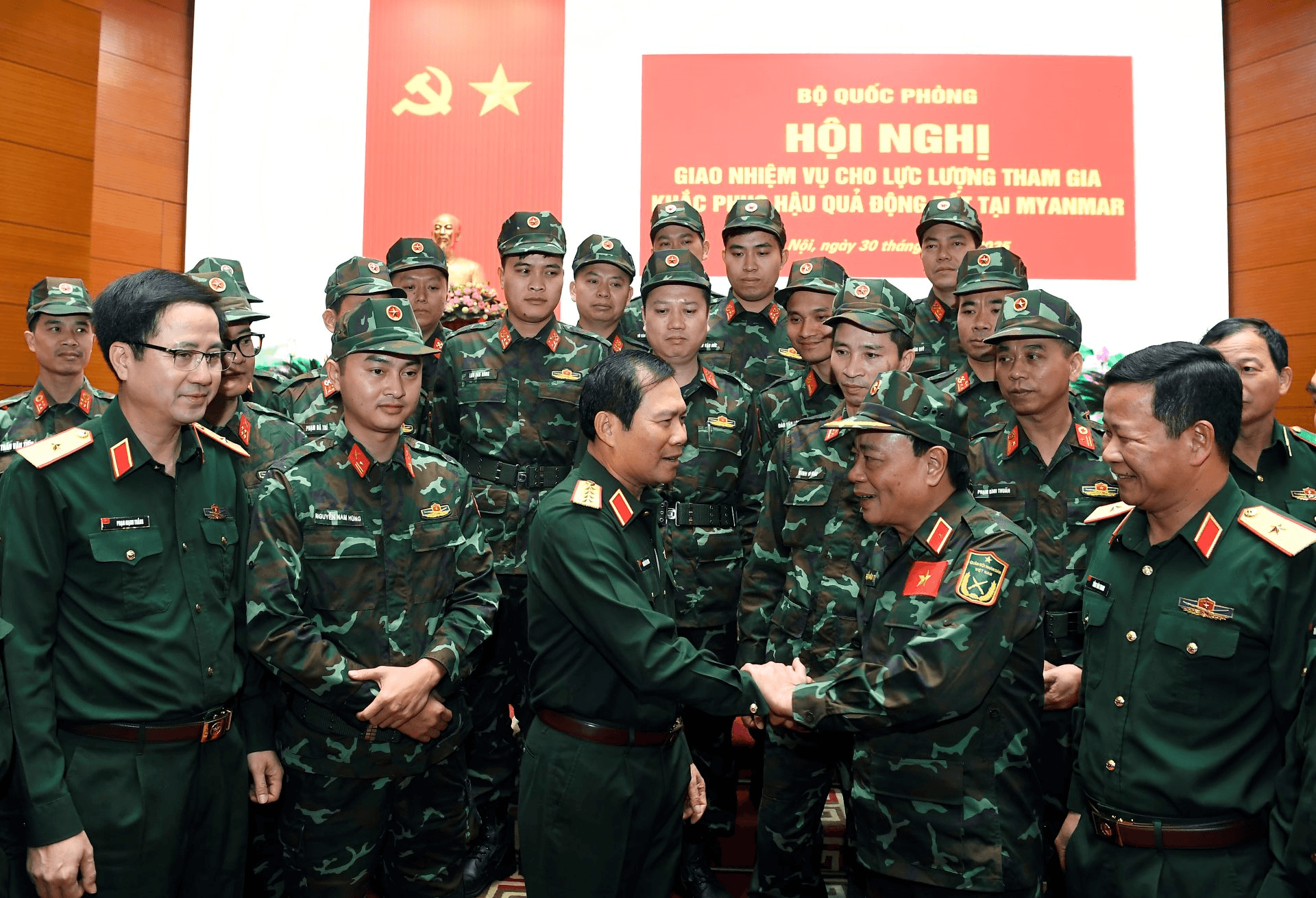 Quân đội quyết tâm hoàn thành tốt nhiệm vụ quốc tế cao cả