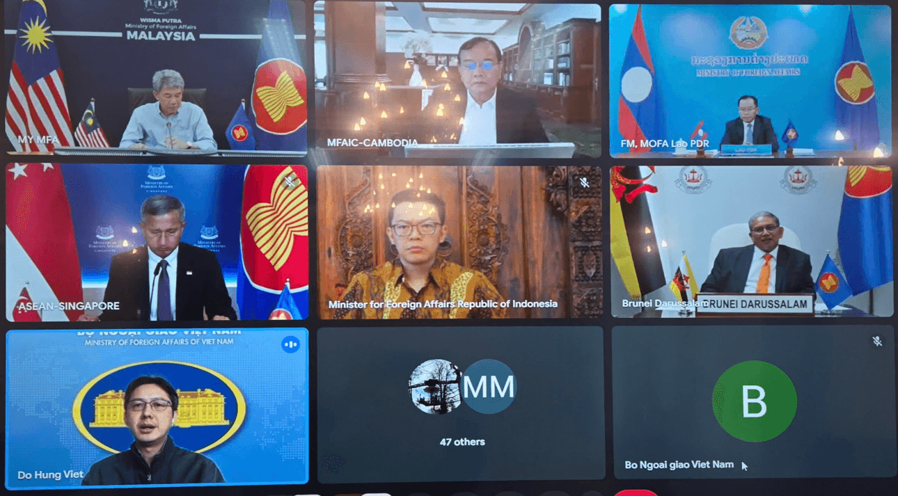 Việt Nam tham dự Hội nghị khẩn của các Bộ trưởng Bộ Ngoại giao ASEAN về khắc phục hậu quả động đất ở Myanmar và Thái Lan