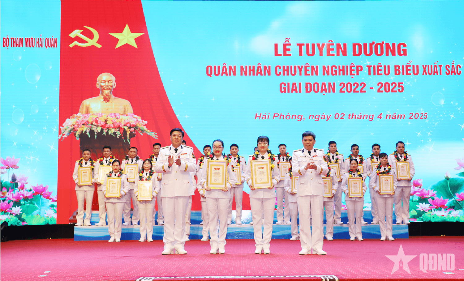 Bộ Tham mưu Hải quân tôn vinh Quân nhân chuyên nghiệp tiêu biểu xuất sắc