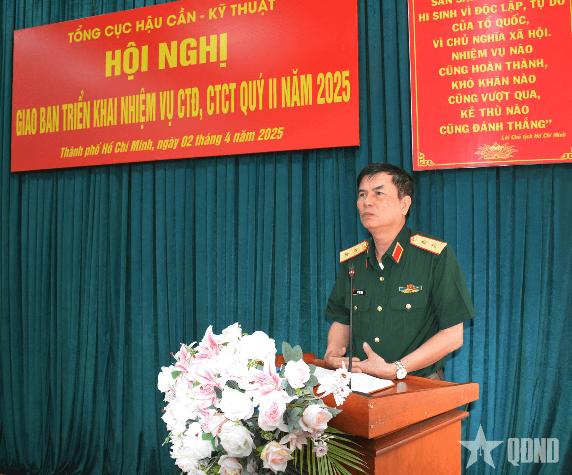 Tổng cục Hậu cần - Kỹ thuật bảo đảm tốt hậu cần – kỹ thuật cho diễu binh diễu hành