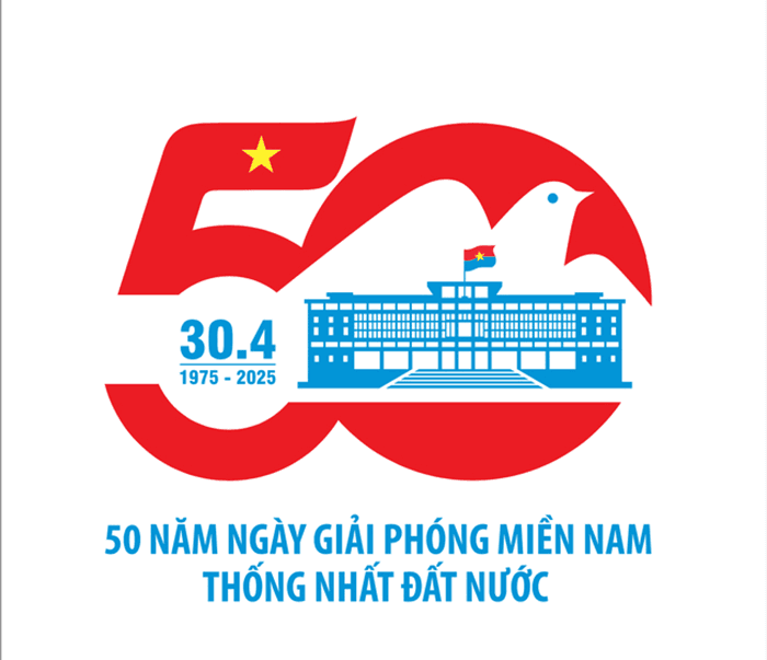 Công bố biểu trưng kỷ niệm 50 năm Ngày Giải phóng miền Nam thống nhất đất nước