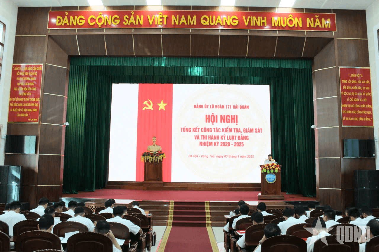 Lữ đoàn 171: Tổng kết công tác kiểm tra, giám sát và thi hành kỷ luật Đảng nhiệm kỳ 2020 - 2025