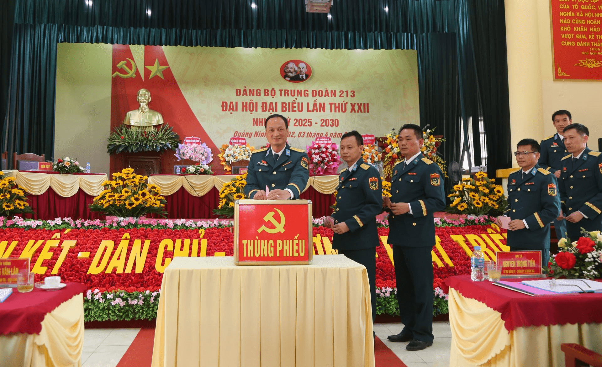 Đảng bộ Trung đoàn 213 tổ chức thành công Đại hội đại biểu nhiệm kỳ 2025-2030
