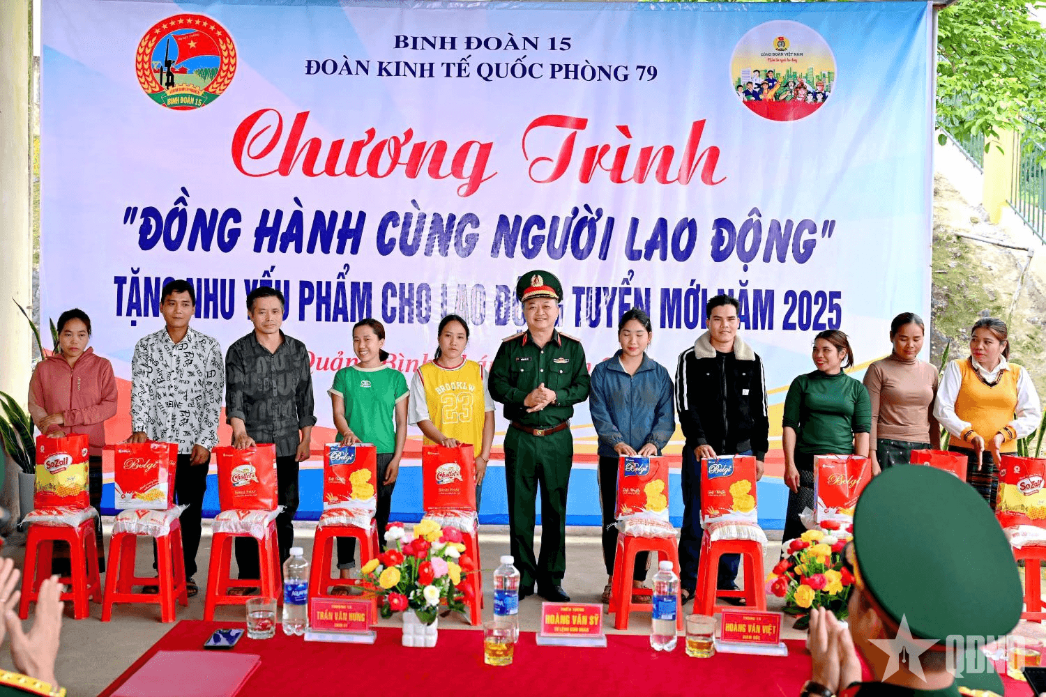 Đoàn Kinh tế - Quốc phòng 79 (Binh đoàn 15) đồng hành cùng người lao động