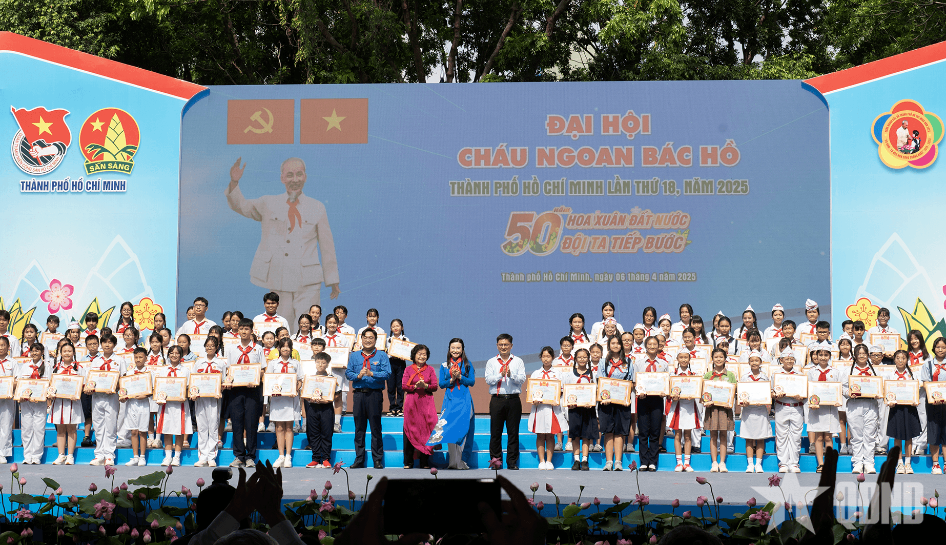 TP Hồ Chí Minh tuyên dương 500 điển hình Cháu ngoan Bác Hồ