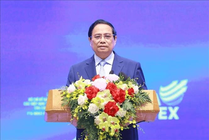 Thủ tướng Phạm Minh Chính dự lễ công bố Bộ chỉ số đánh giá kết quả thực hiện các Hiệp định Thương mại tự do của các địa phương năm 2024