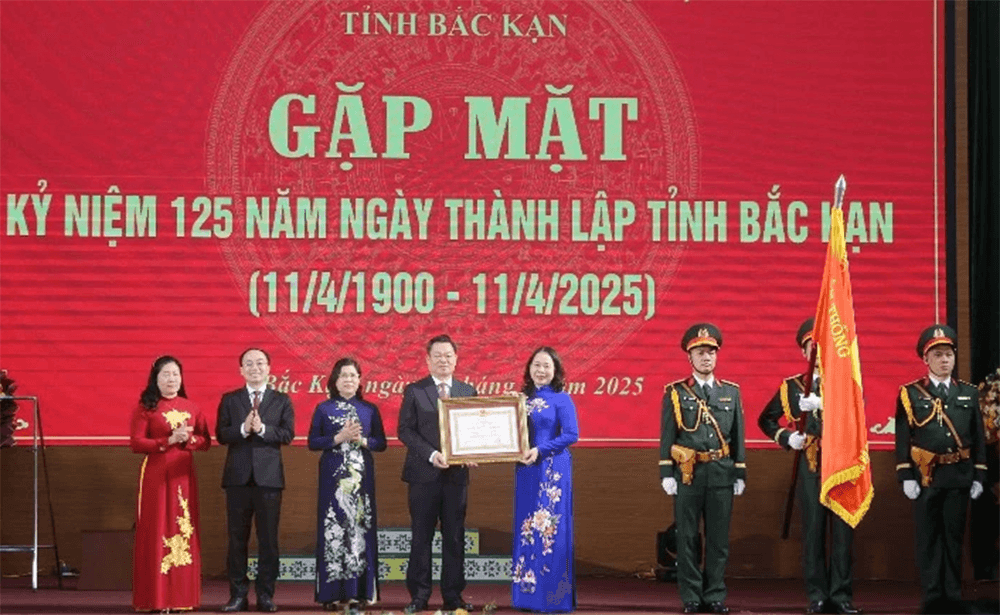 Phó chủ tịch nước Võ Thị Ánh Xuân dự kỷ niệm 125 năm Ngày thành lập tỉnh Bắc Kạn